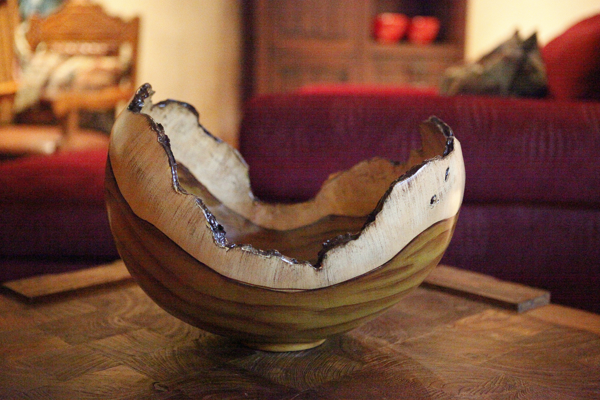 together interiors - tamara johnson - wooden bowl